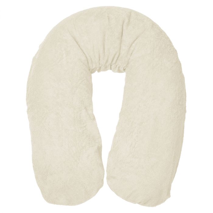 Form Fix XL Zwangerschapskussen - Voedingskussen - Zijslaapkussen - Body Pillow - Lichaamskussen - 185 cm - Inclusief Badstof/Katoen Hoes Marshmallow