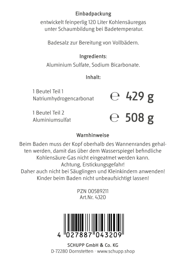 Schupp Kohlensäurebad