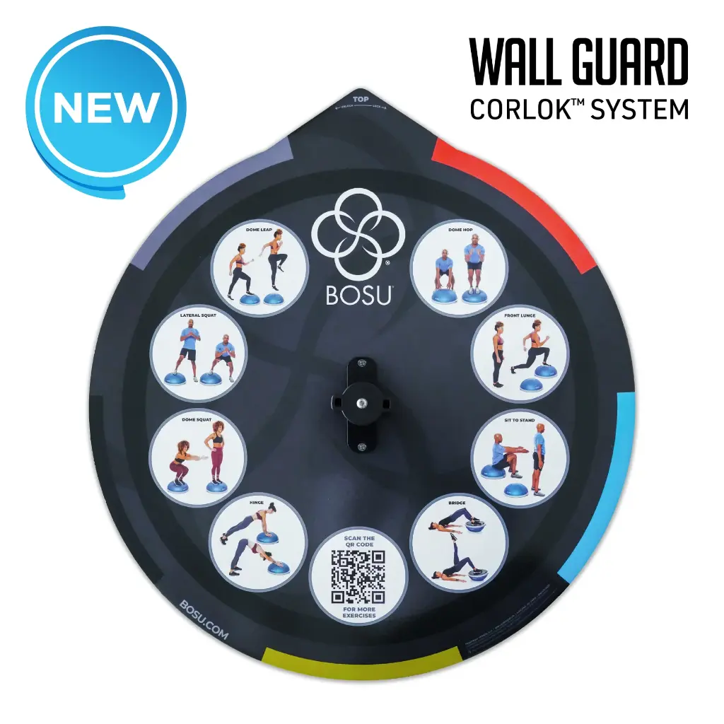 BOSU® CORLOK™ - NEXGEN Blue/black - INCL. WALL MOUNT AND GUARD