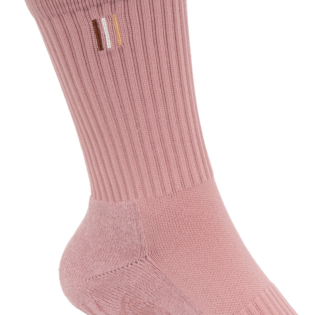 BAHE STUDIO GRIPPY CREW SOCKS COCONUT