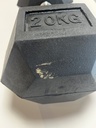 Tweede kansje - 1 losse Hex Dumbbell - 20 kg - Beschadigd