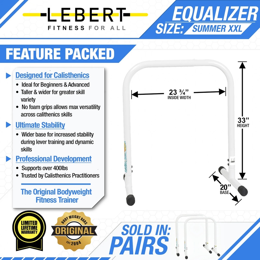 Lebert Equalizer XXL Wit - SummerFunFitness Edition*