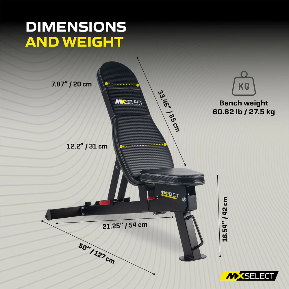 MX Select Adjustable Training Bench