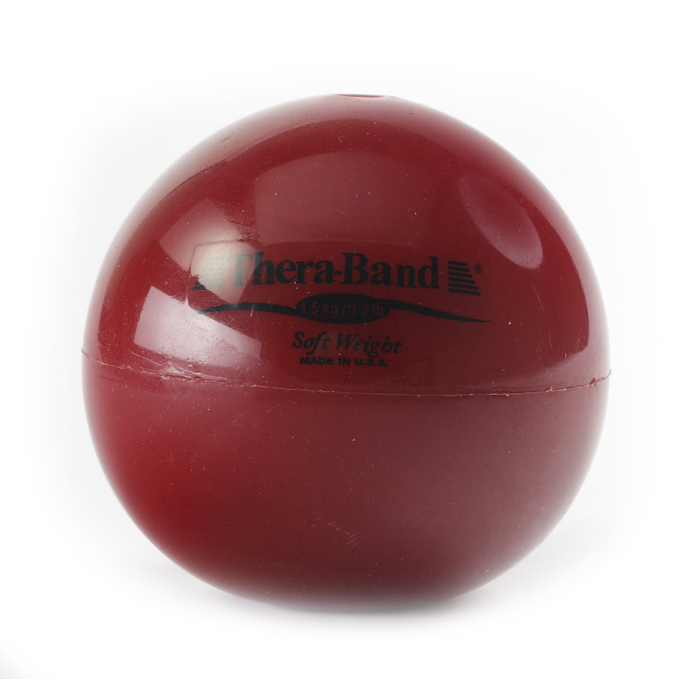Theraband Soft Weight 1,5 kg - rood 