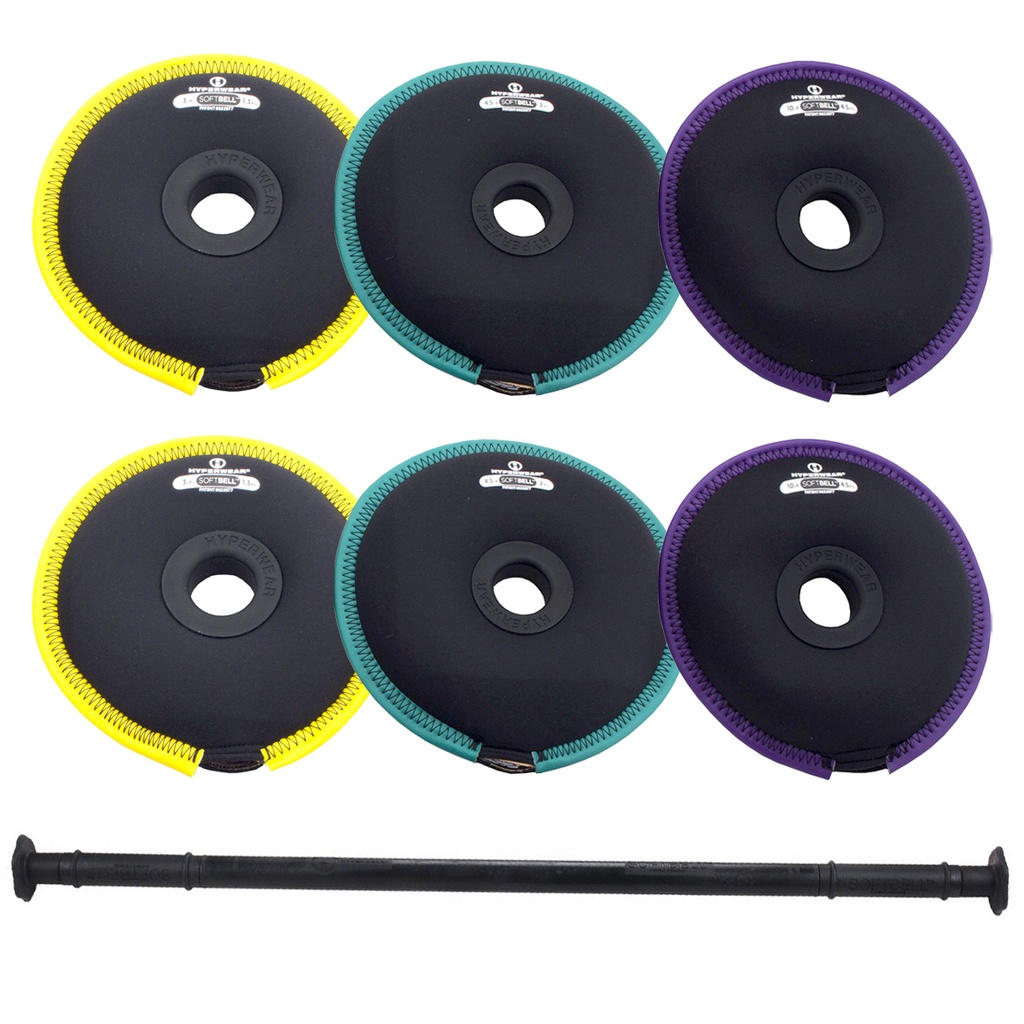[HW_bb_set16] SoftBell Barbell Set 16 kg