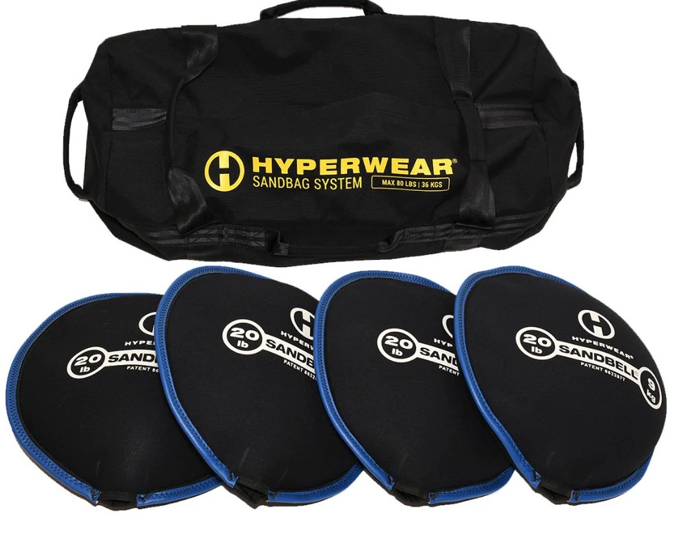 SANDBAG Medium 80 lb, gevuld met 4 x 9 kg Sandbells