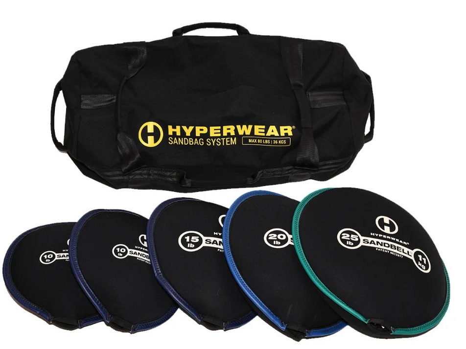 SANDBAG Medium 80 lb, gevuld met 5 Sandbells