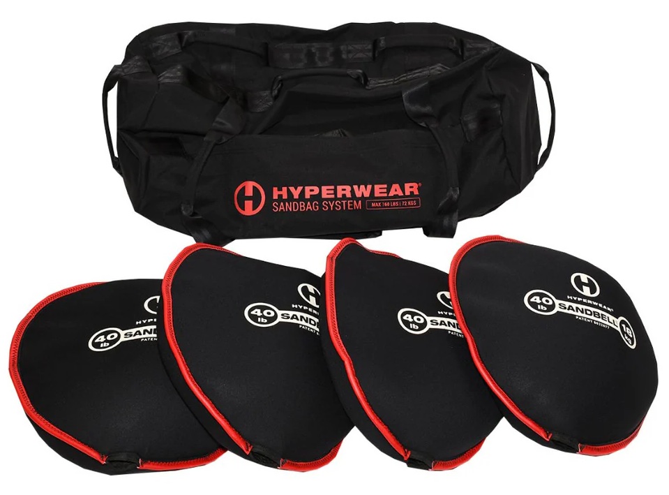 SANDBAG Large 160 lb, gevuld met 4 x 18 kg Sandbells