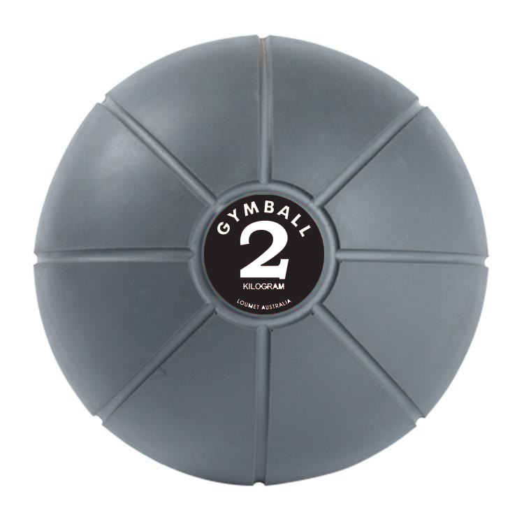 Loumet Gymball 2 kg - grijs