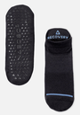 Naboso Black Ankle  Socks with Grips - XLarge