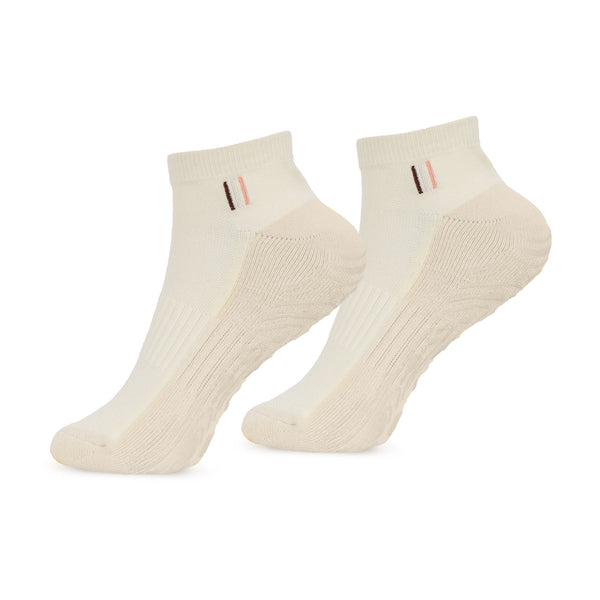 BAHE - GRIPPY ANKLE SOCKS COCONUT