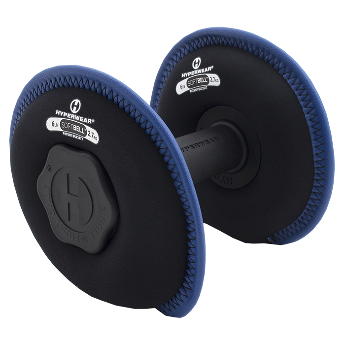 SoftBell Dumbbell 5,4 kg (12 lbs) - blauw