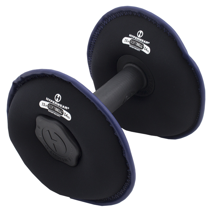 SoftBell Dumbbell 6,8 kg (15 lbs) - indigo