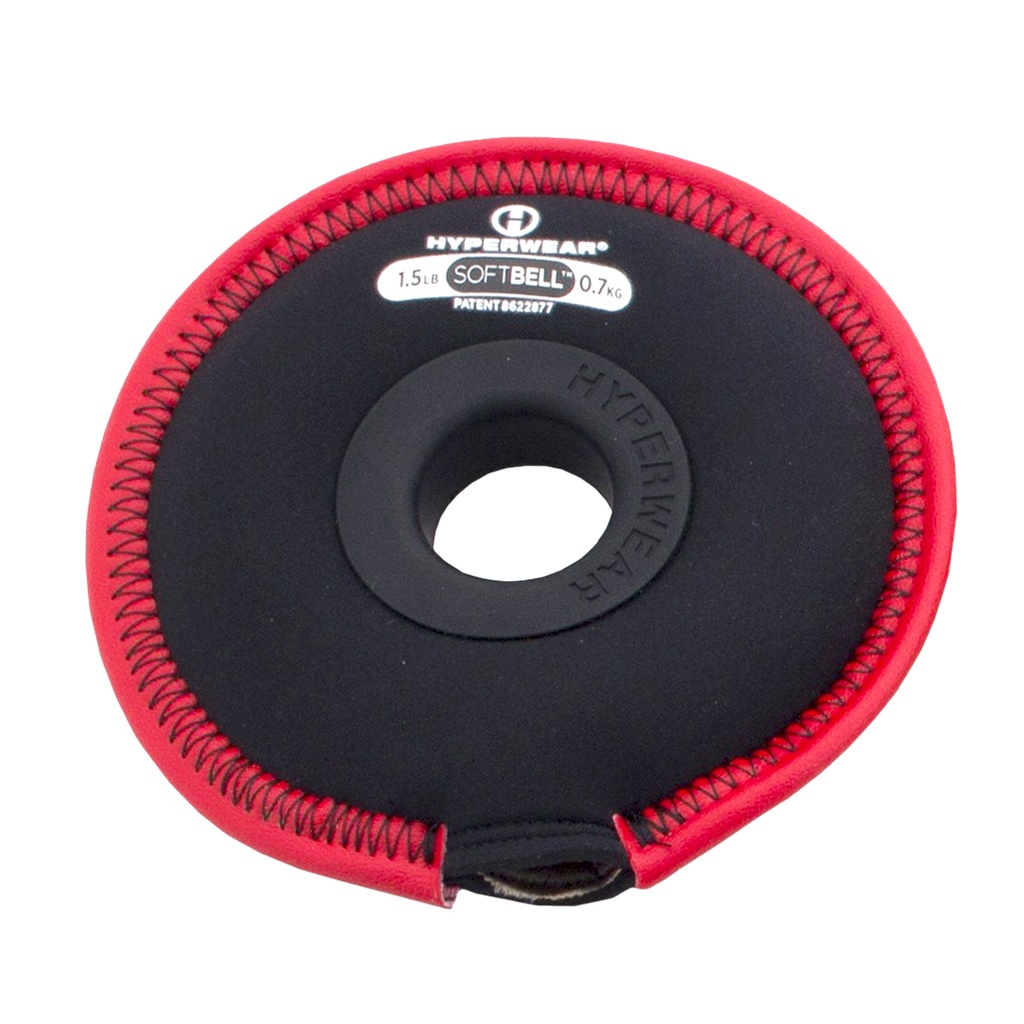 SoftBell Weight Plate 0,7 kg (1,5 lbs) - rood 