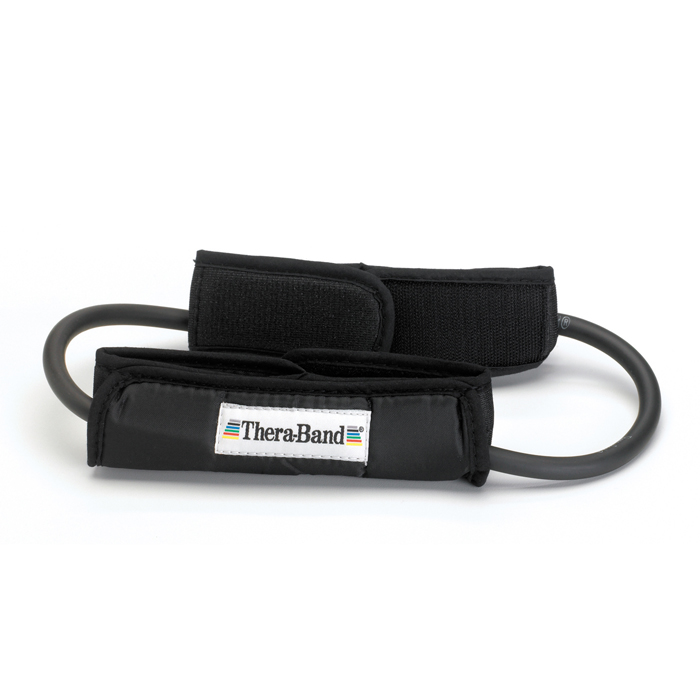 Theraband Tubing Loop, super zwaar - zwart