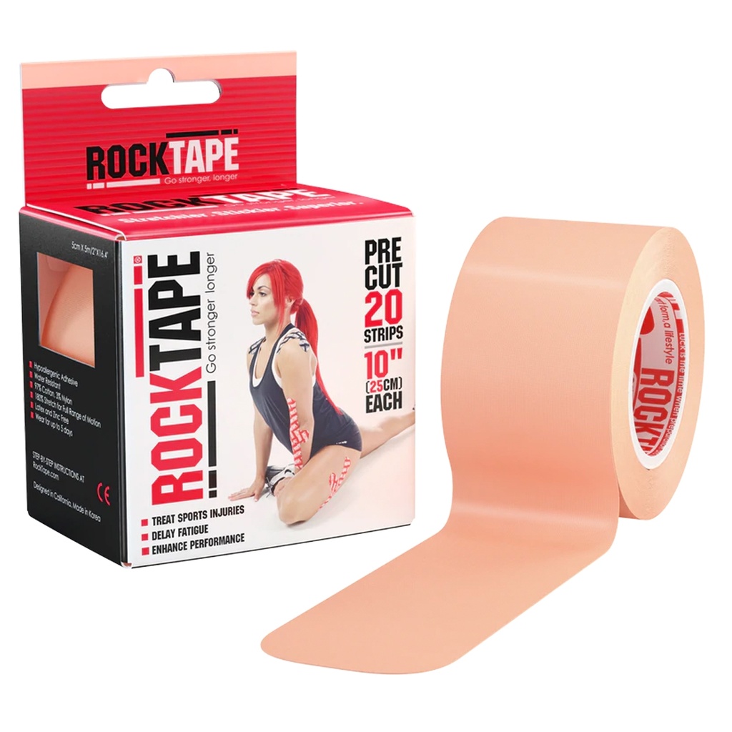 RockTape Pre-Cut (5cm x 5m) beige