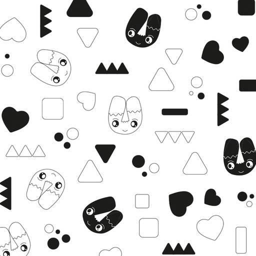 [058920] Form Fix XL Hoes - Zwart/wit