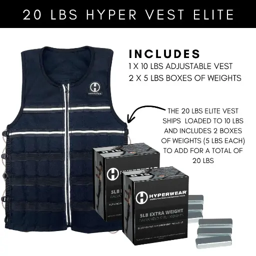 [511012+511080+511080] Hyper Vest Elite L met 2 boosterpacks