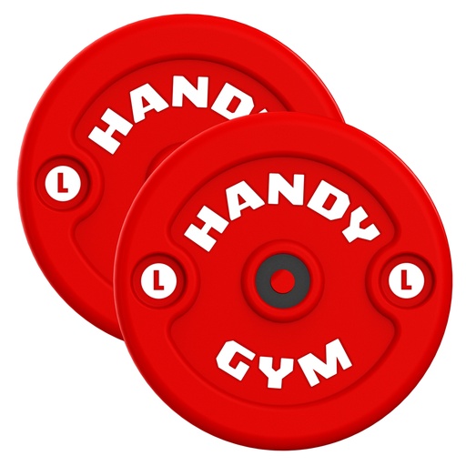 [hg2020p004] Handy Gym Inertial Disc Rood (paar)
