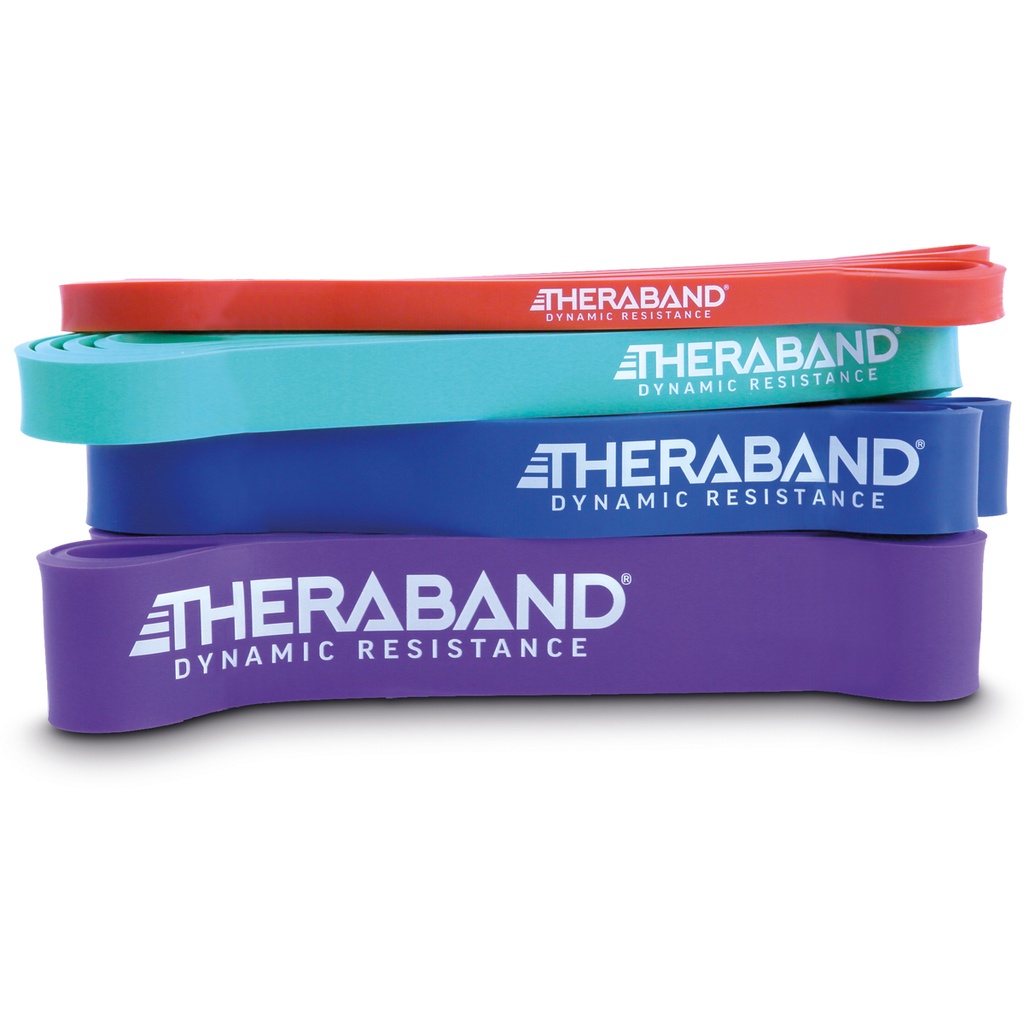 [290650] Theraband - 4-pack High Resistance Bands