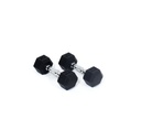 Core Power Rubber Hex Dumbbells - 6 kg