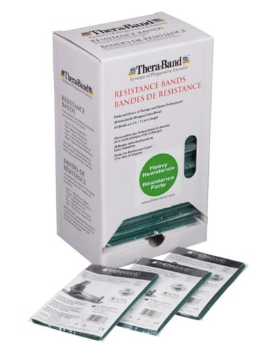 [291045] Theraband Oefenband dispenser 30x 1,5 m zwaar - groen