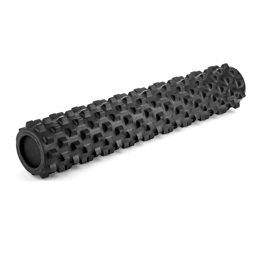 [RU-X317] RumblerRoller 31" Full Size Xtra Firm Black Textured Foam Roller