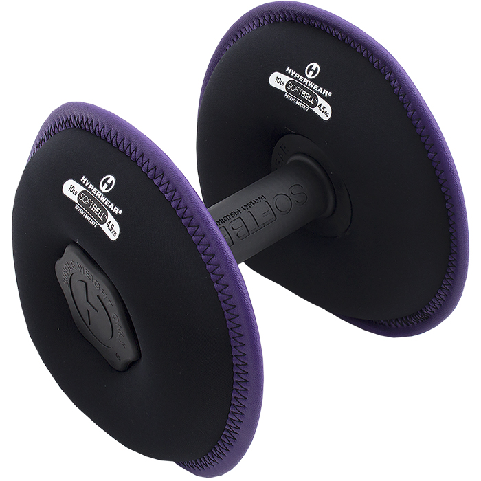 [517020] SoftBell Dumbbell 9 kg (20 lbs) - paars