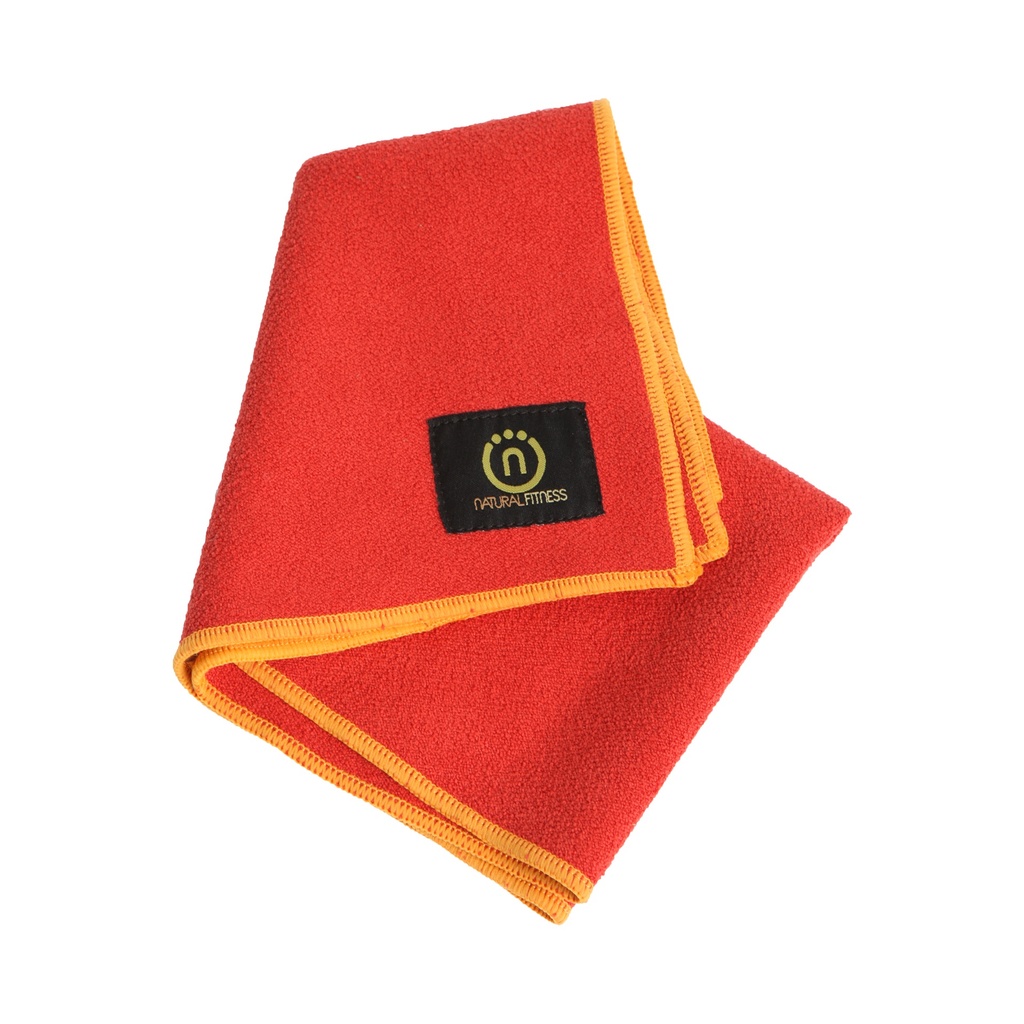 [llytrrs] Yoga handdoek (hand) rood/geel