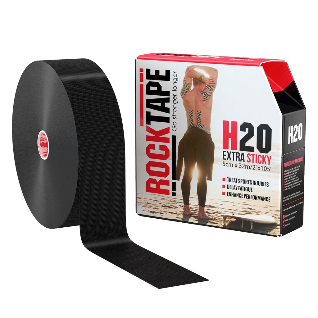 [rt21588] RockTape H2O (5cm x 32m) zwart