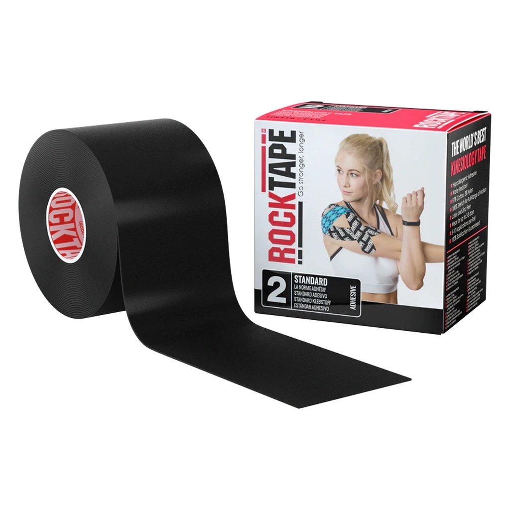 [rt21606] RockTape (5cm x 5m) zwart