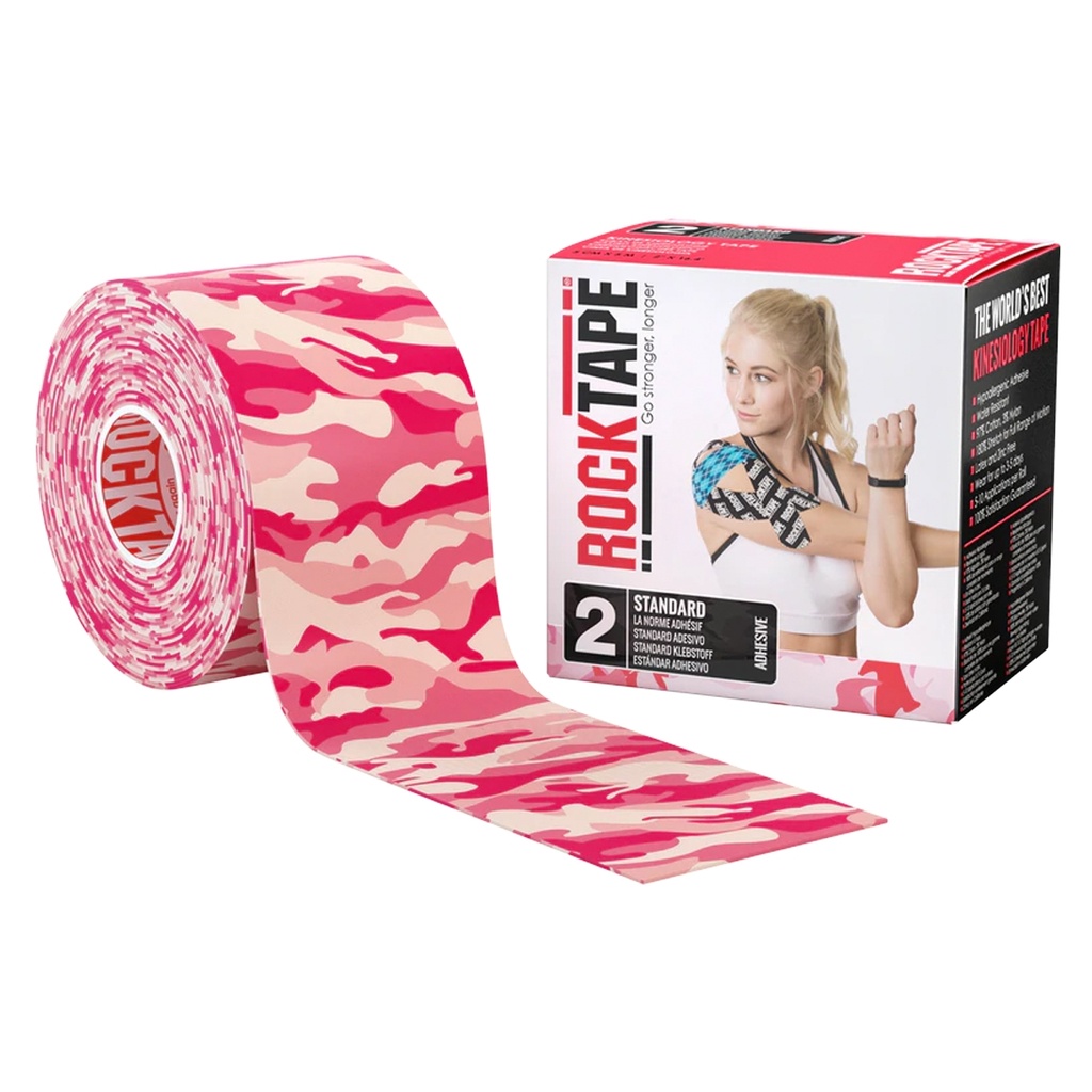 [rt21609] RockTape (5cm x 5m) camo roze